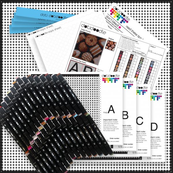Large dotidoodle kit - Chocolate - Image 2