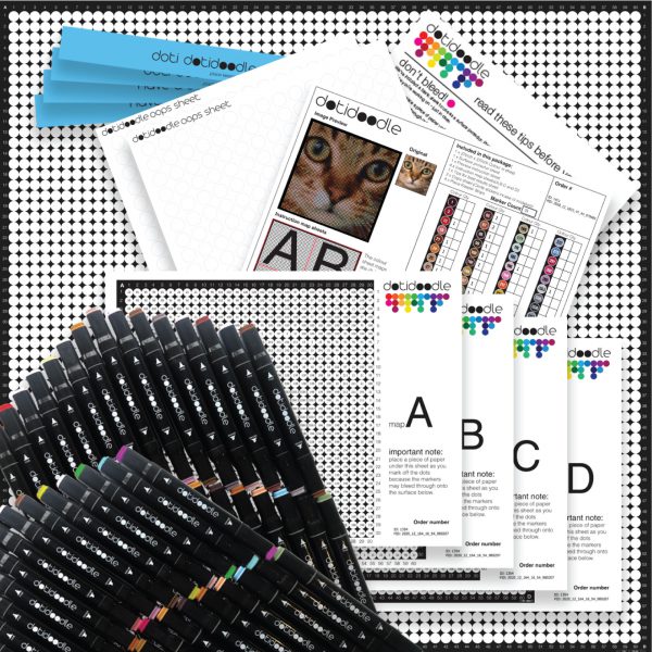 Large dotidoodle kit - Cat - Image 2