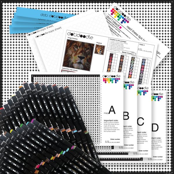 Large dotidoodle kit - Lion - Image 2