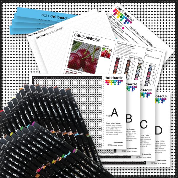 Large dotidoodle kit - Merry Cherry - Image 2