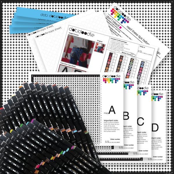 Large dotidoodle kit - Red, White & Blue - Image 2