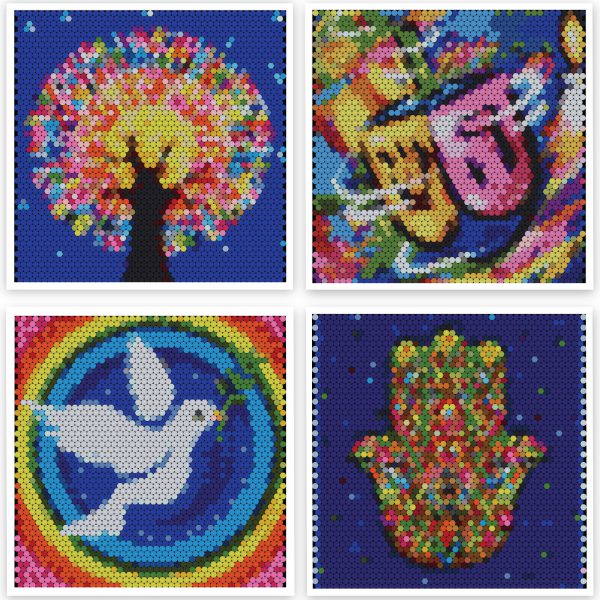 Mini dotidoodle kit - Let there be light 4 (12"x12") images