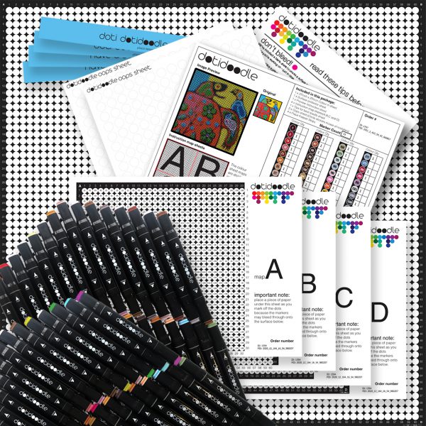 Large dotidoodle kit - Turtle Bird - Image 2