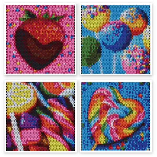 Mini dotidoodle kit - Candy Land 4 (12"x12") images