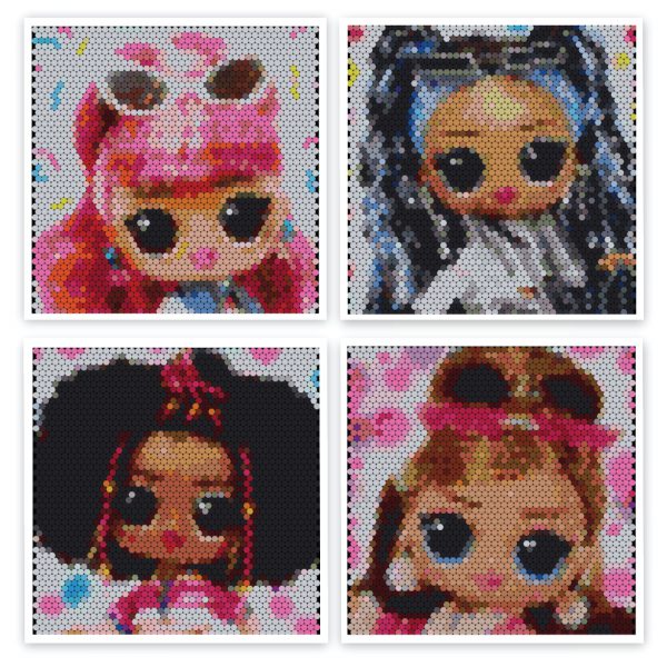 Mini dotidoodle kit -Groovy 4 (12"x12") images