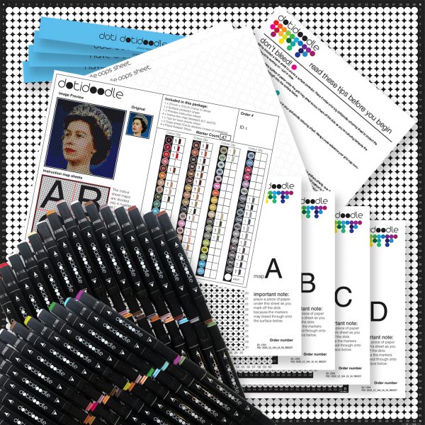 Large dotidoodle kit- Her Majesty - Image 2