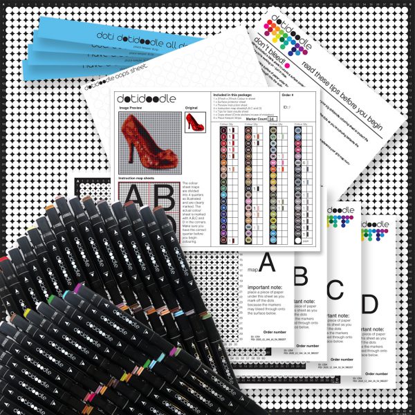 Large dotidoodle kit - Shiny red pump - Image 2