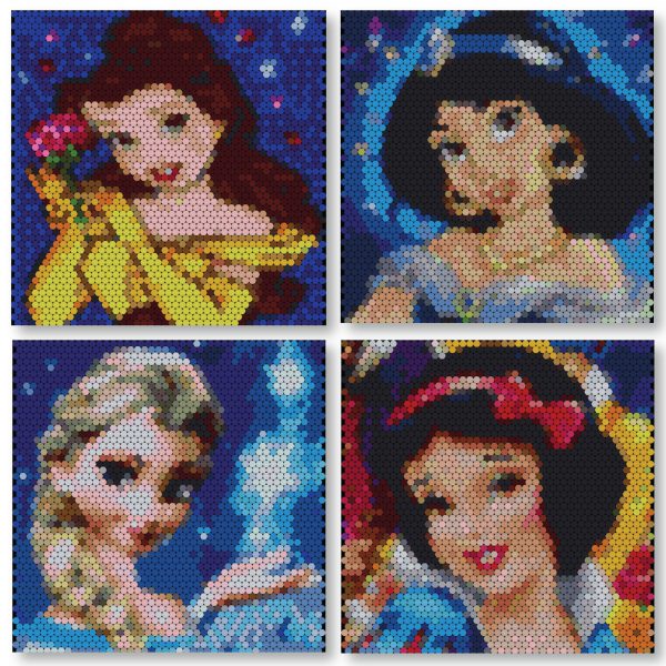 Mini. Dotidoodle kit - Oh princess	4 (12" x 12")